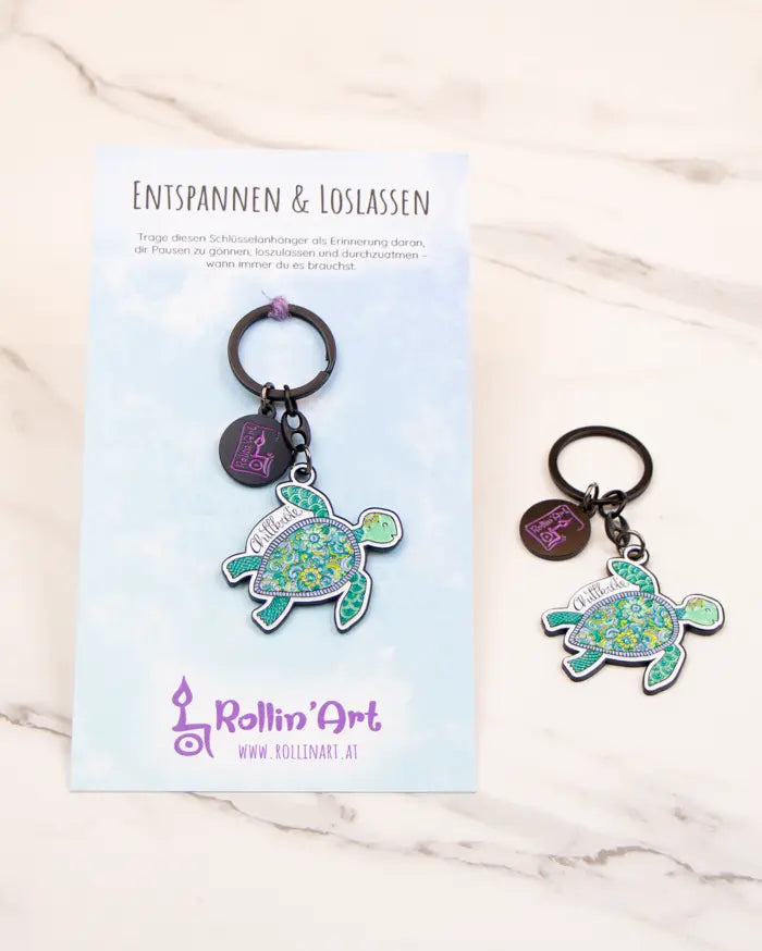 Schlüsselanhänger "Entspannen & Loslassen"