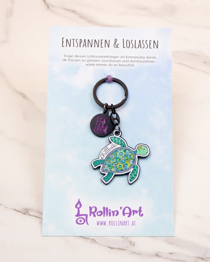 Schlüsselanhänger "Entspannen & Loslassen"