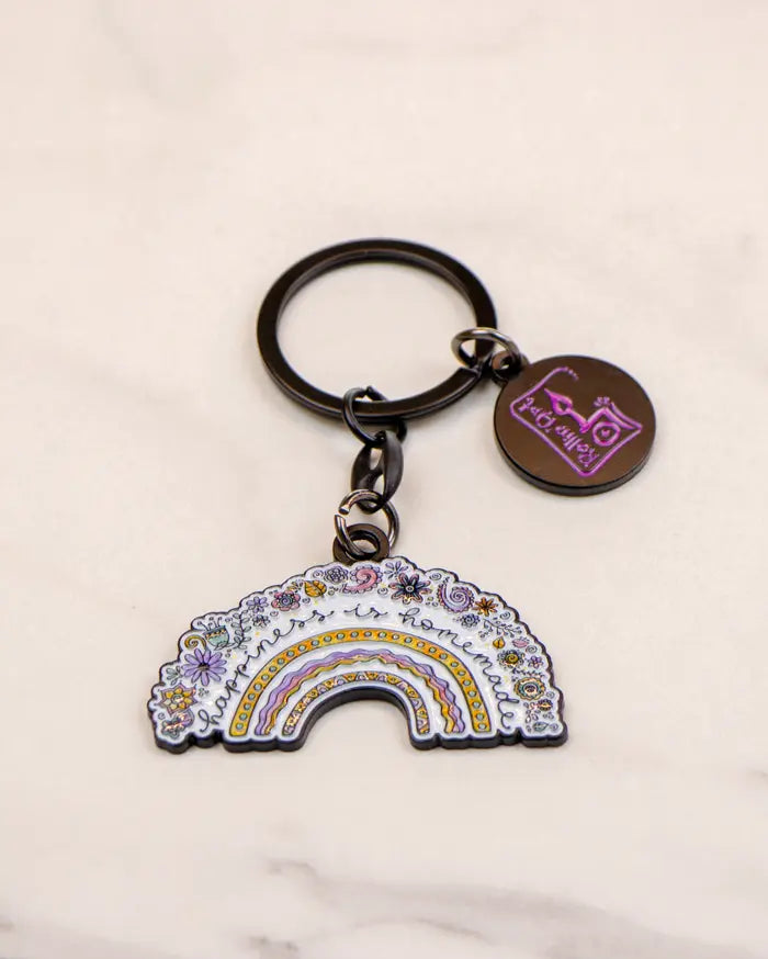 Schlüsselanhänger "Happiness is homemade"