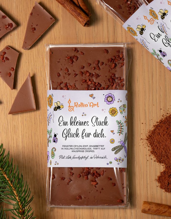 Schokolade „Ein kleines Stück Glück für dich"