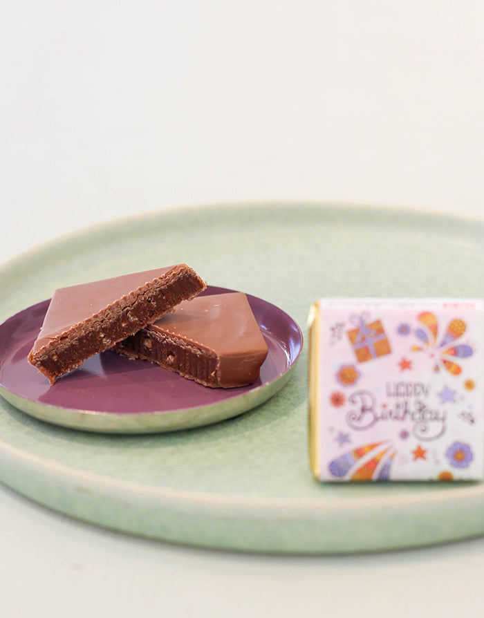 Schokolade "Happy Birthday"