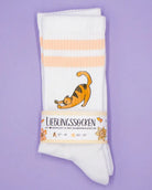 Socken "Glückskatze"