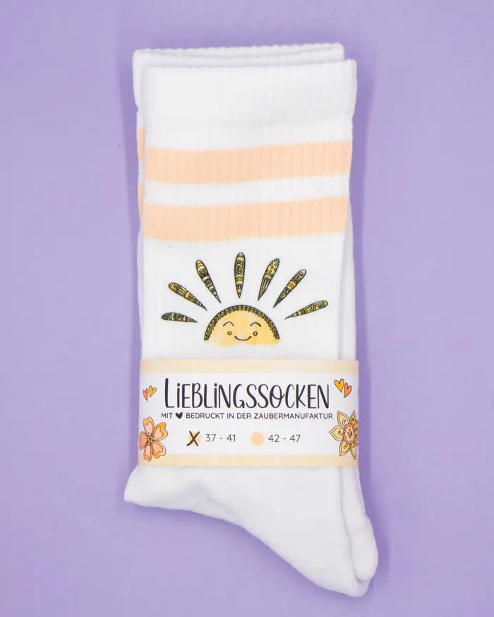 Socken "Sonne"