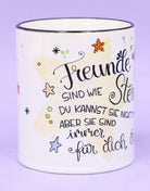 Tasse "Freunde sind wie Sterne"