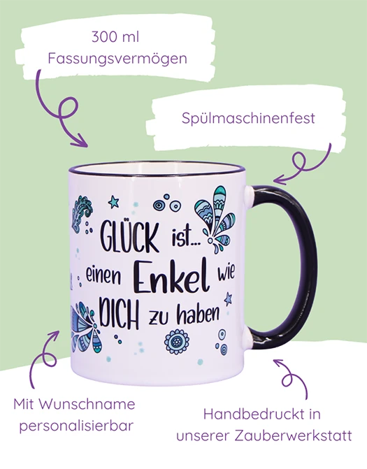 Tasse "Glück ist... Enkel"