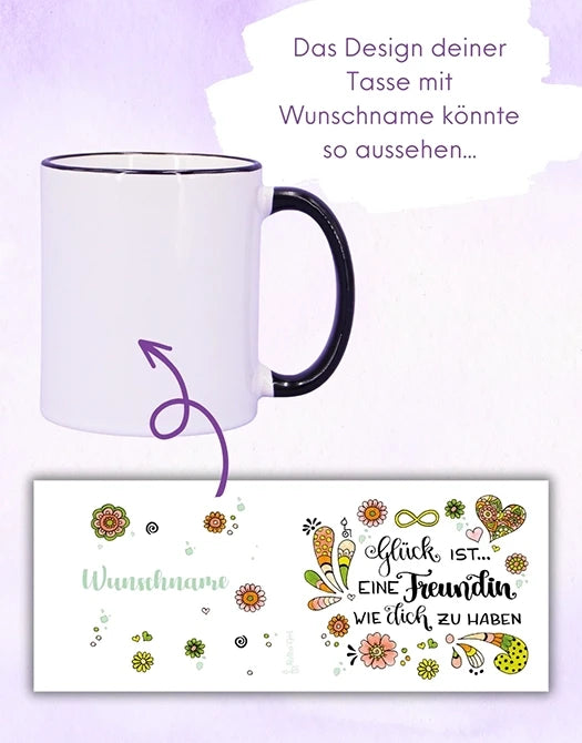 Tasse "Glück ist... Freundin"