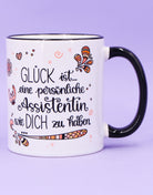 Tasse "Glück ist... persönliche Assistentin"