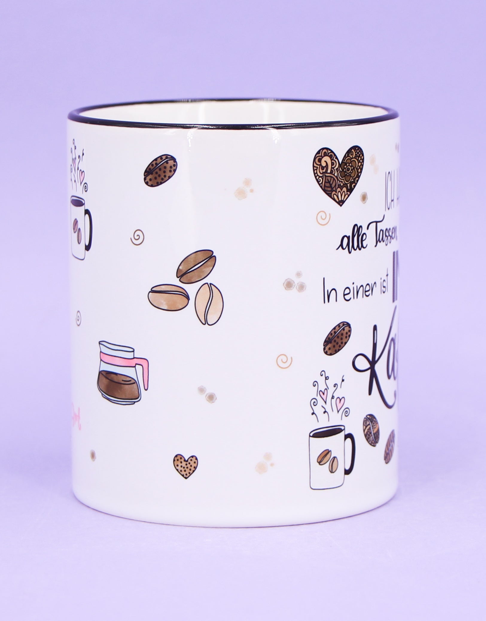 Tasse "In einer ist immer Kaffee"