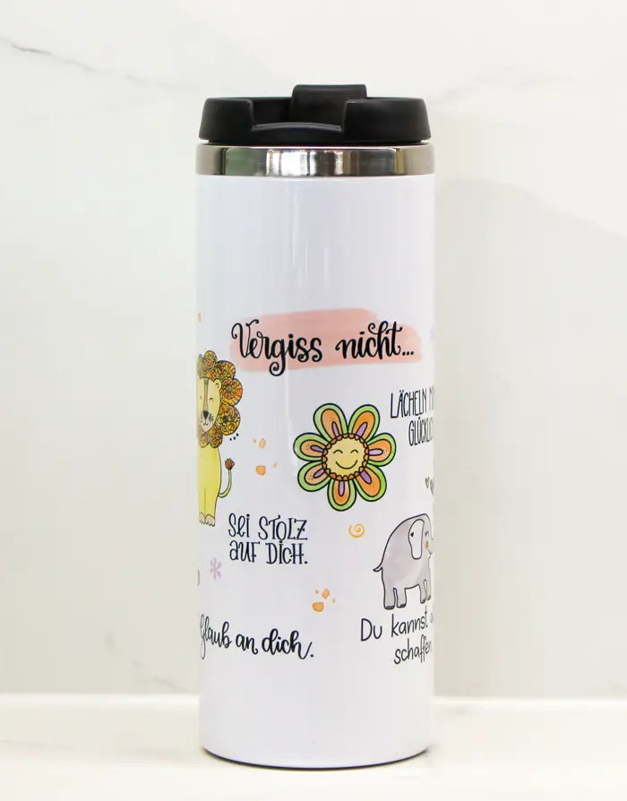 Thermobecher "Vergiss nicht"