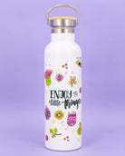 Thermosflasche Bambusdeckel "Enjoy the little things"