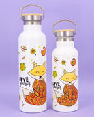 Thermosflasche Bambusdeckel "Fuchs"