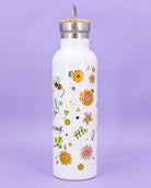 Thermosflasche Bambusdeckel "Lächeln"