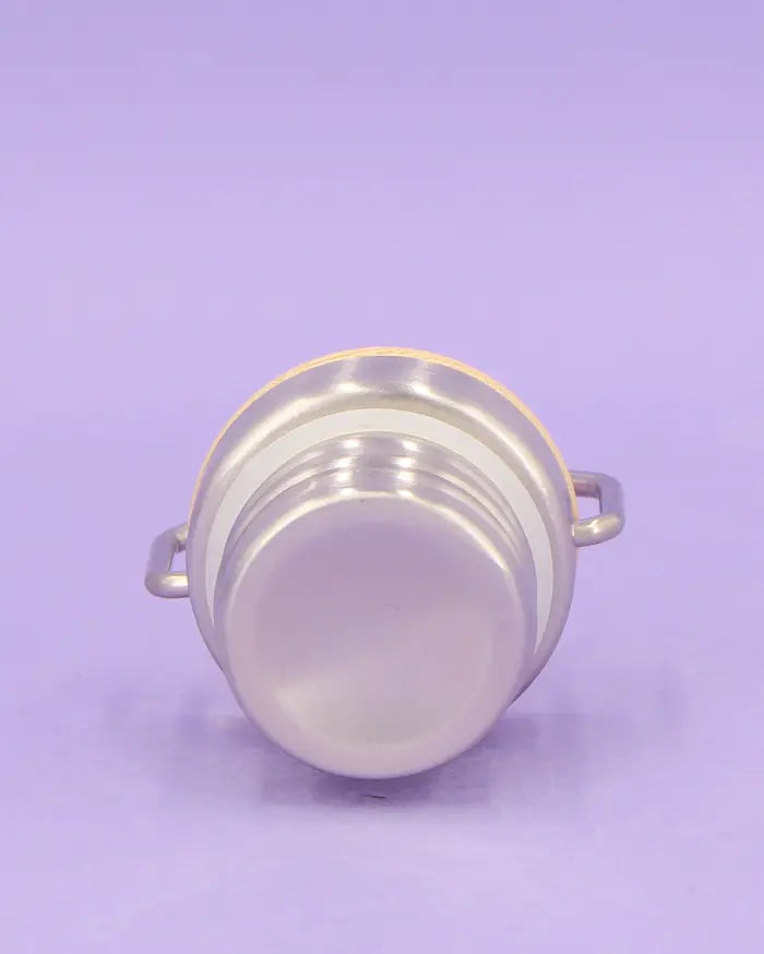 Thermosflasche Bambusdeckel "Lächeln"