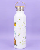 Thermosflasche Bambusdeckel "Reiselust"