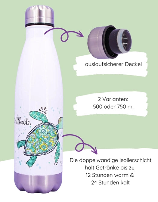 Trinkflasche "Chillkröte"