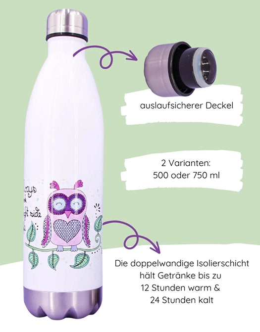 Trinkflasche "Eule"