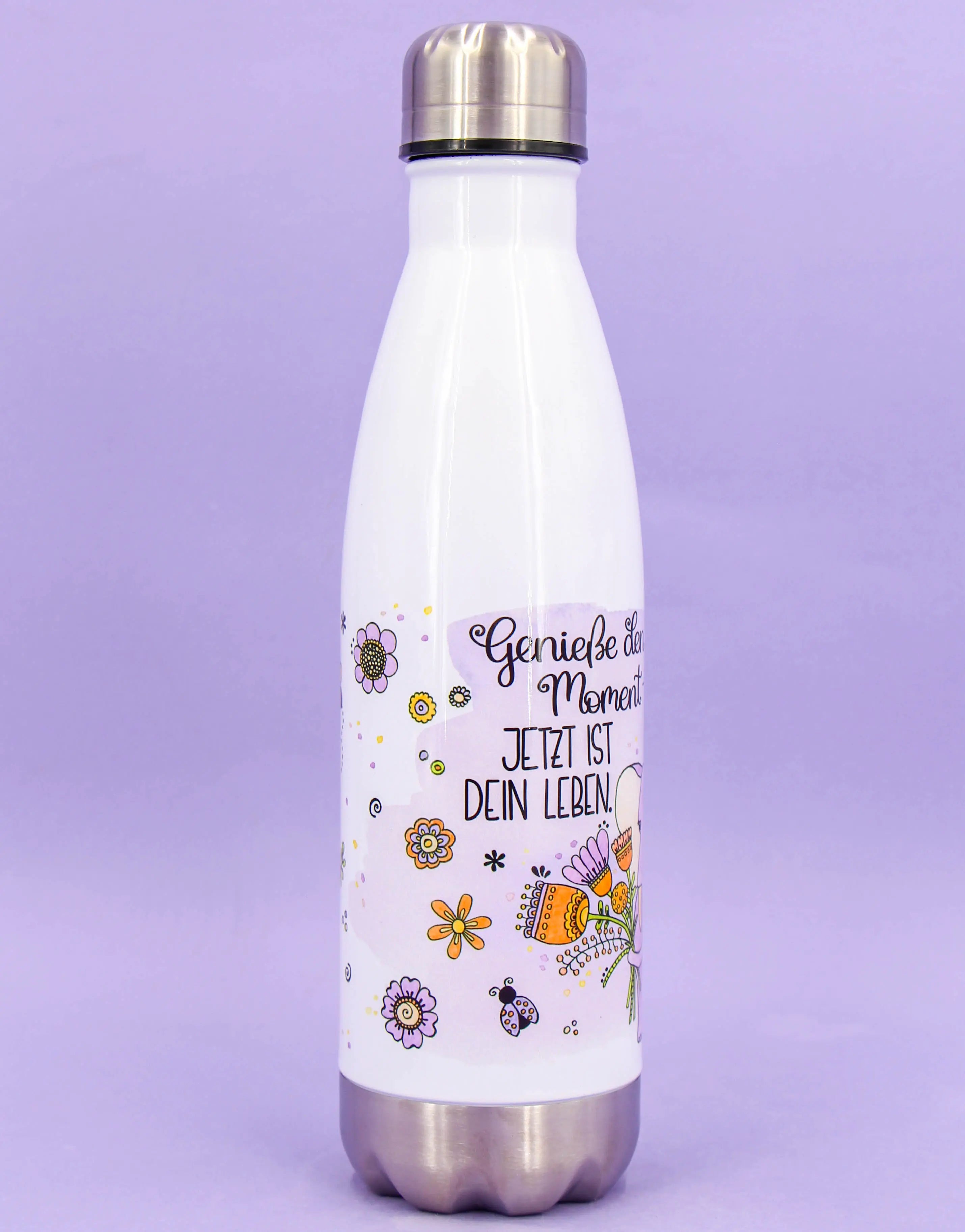 Trinkflasche „Genieße den Moment"