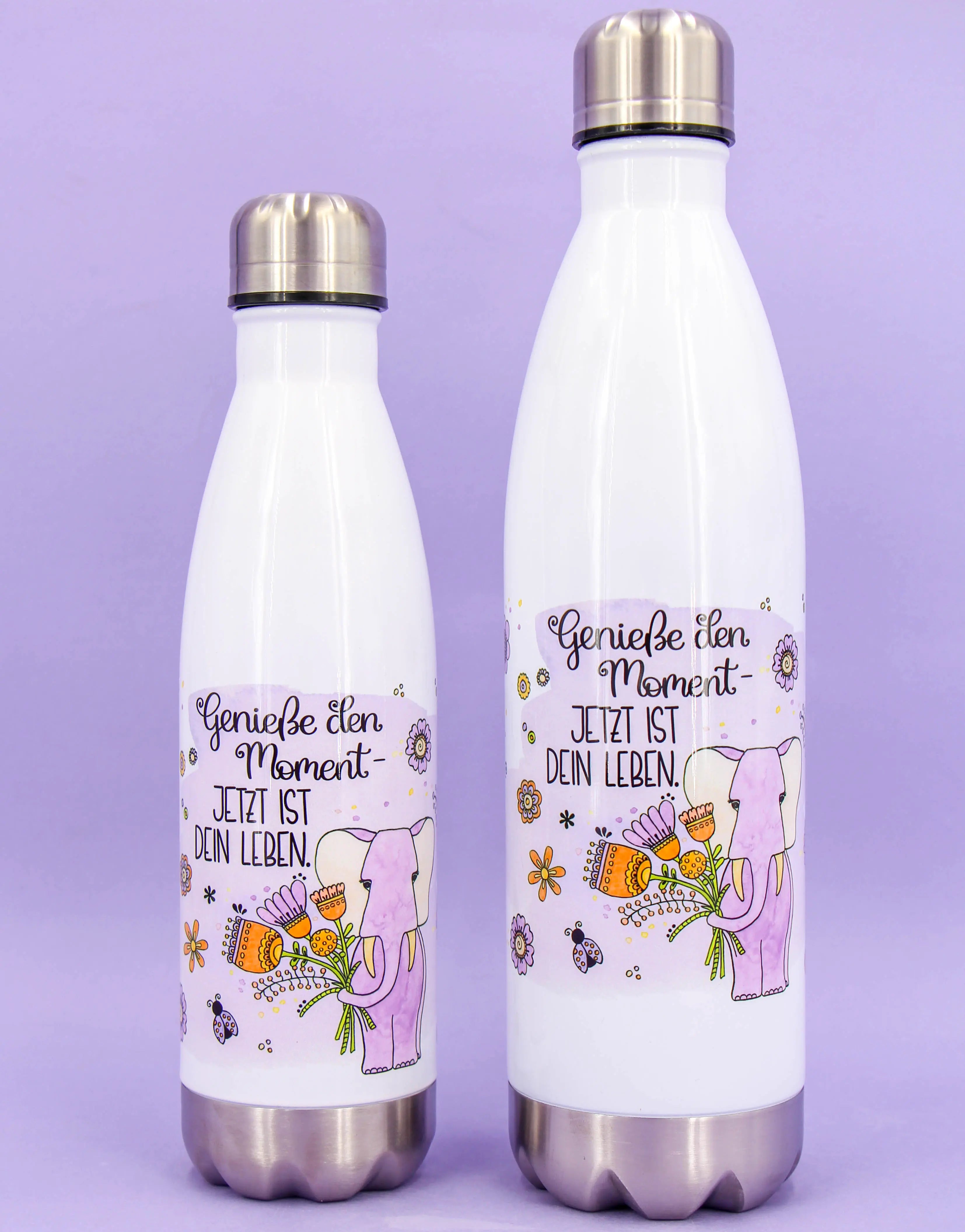 Trinkflasche „Genieße den Moment"