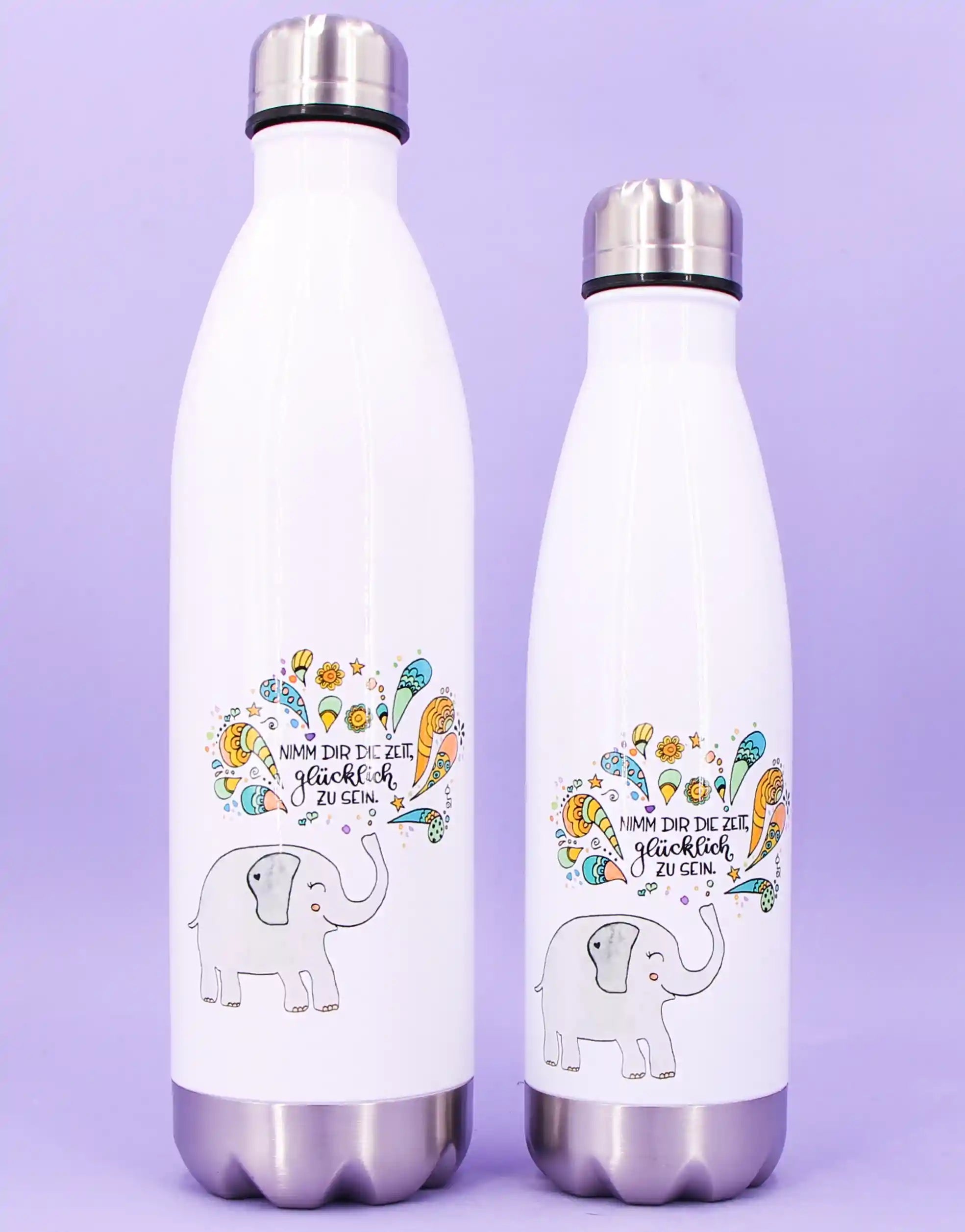 Trinkflasche "Glückselefant"