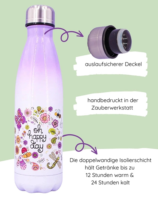 Trinkflasche "Happy"