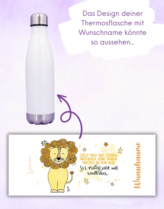 Trinkflasche "Löwe"