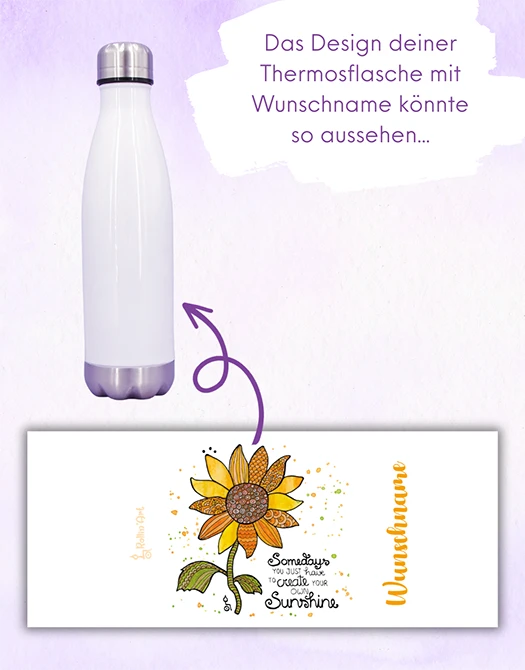 Trinkflasche "Sonnenblume"