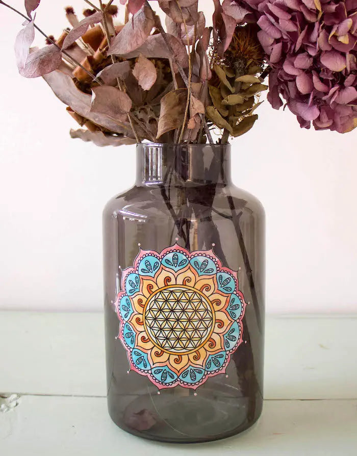 Vase "Blume des Lebens"