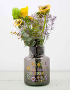 Vase "Lebe lieber kunterbunt"