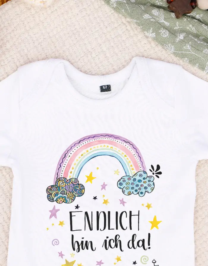 Baby Body "Endlich da" Langarm-RollinArt