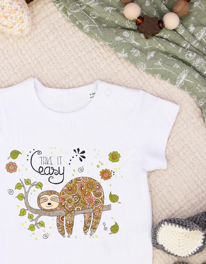 Baby Body "Faultier"-RollinArt