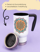 Coffee to go Becher "Blume des Lebens"-RollinArt
