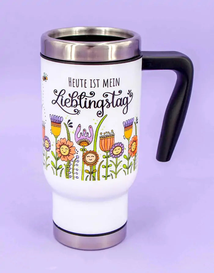Coffee to go Becher "Lieblingstag"-RollinArt