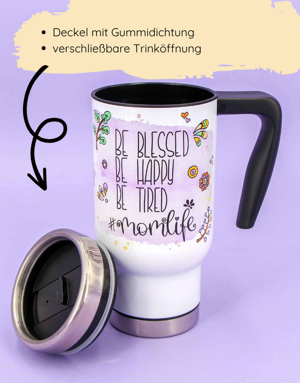 Coffee to go Becher "Momlife"-RollinArt