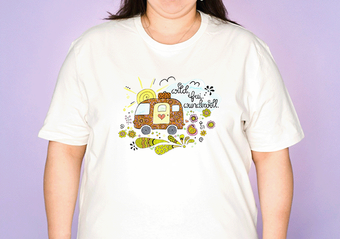 Damen T-Shirt "Camper"-RollinArt