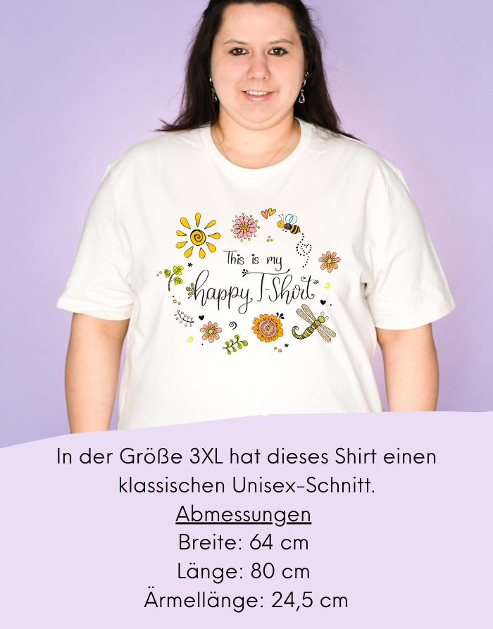 Damen T-Shirt "My happy T-Shirt"-RollinArt
