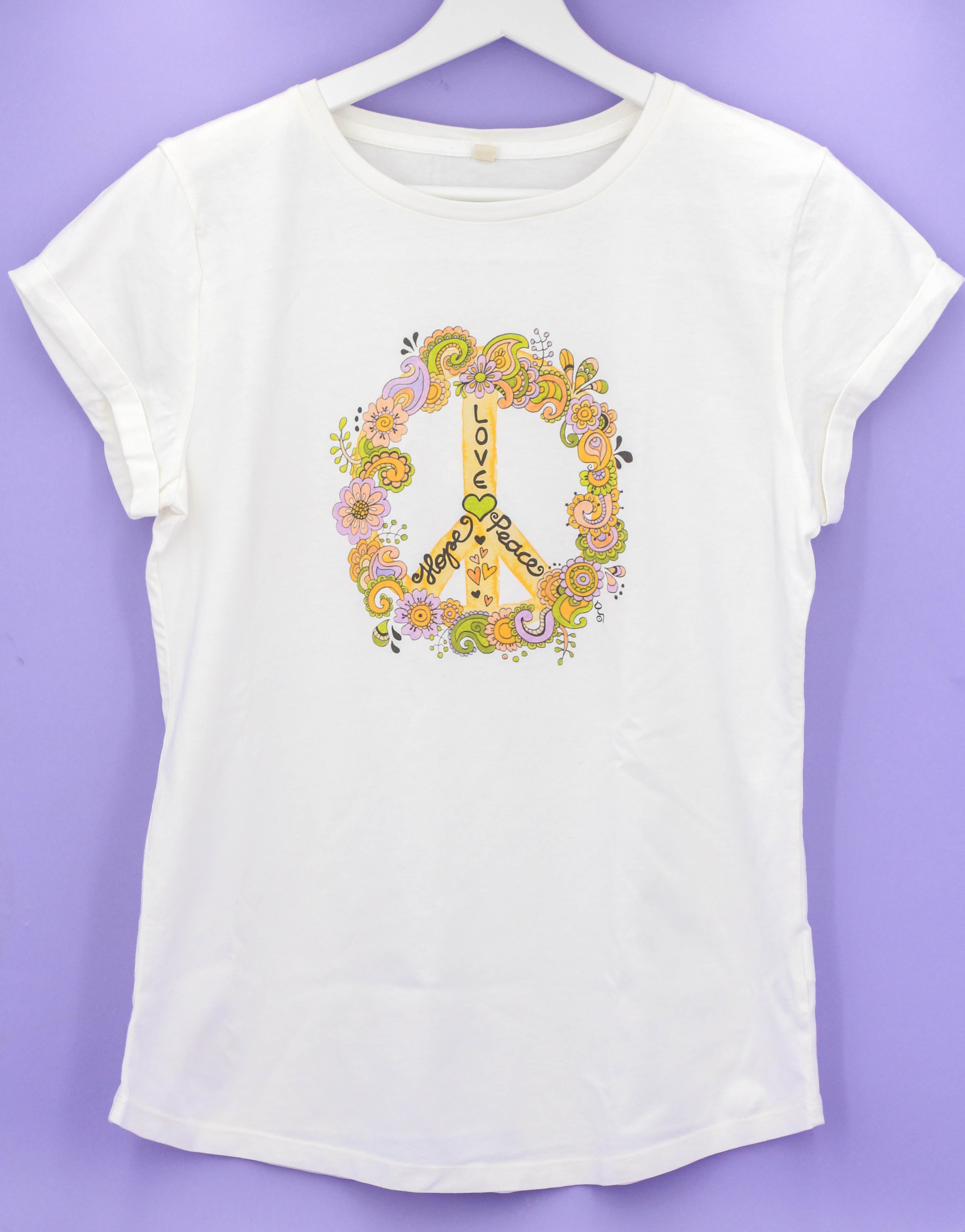 Damen T-Shirt "Peace"-RollinArt