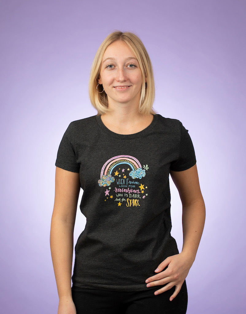 Damen T-Shirt "Rainbow"-RollinArt