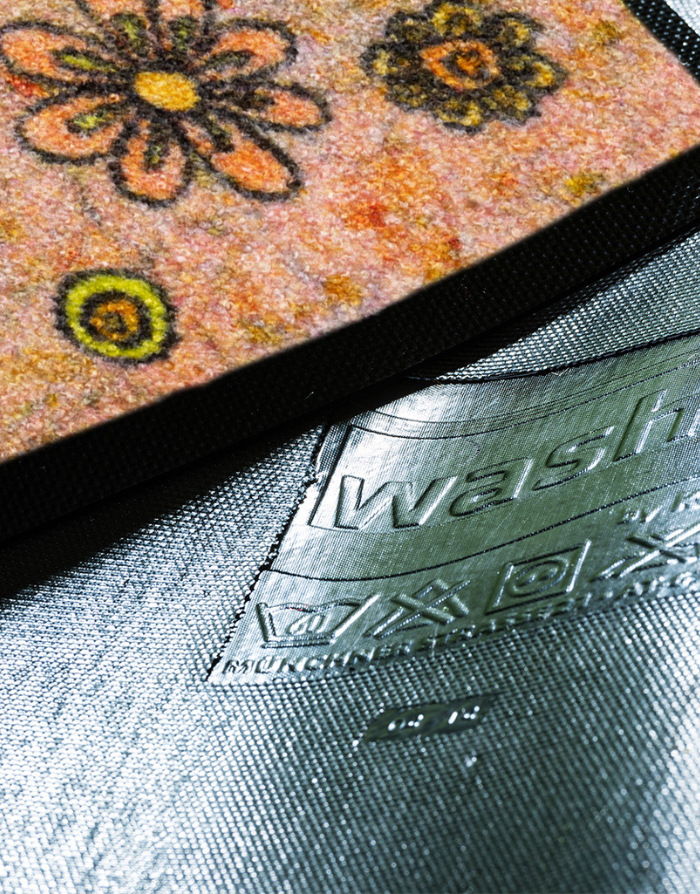 Fußmatte "Bring Glück herein"-RollinArt