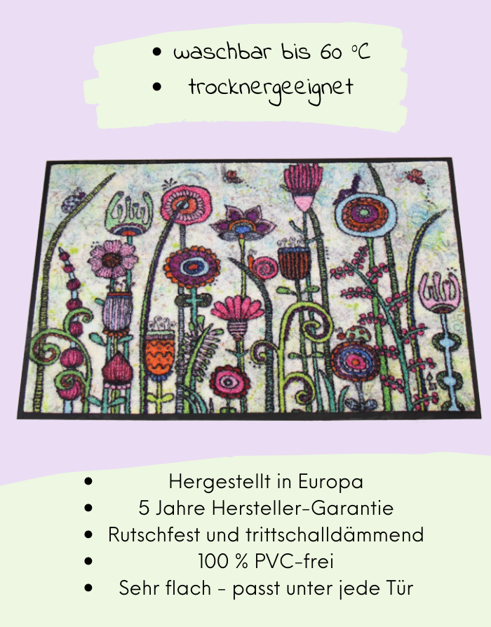 Fußmatte "Oh happy Day"-50 x 75 cm-RollinArt