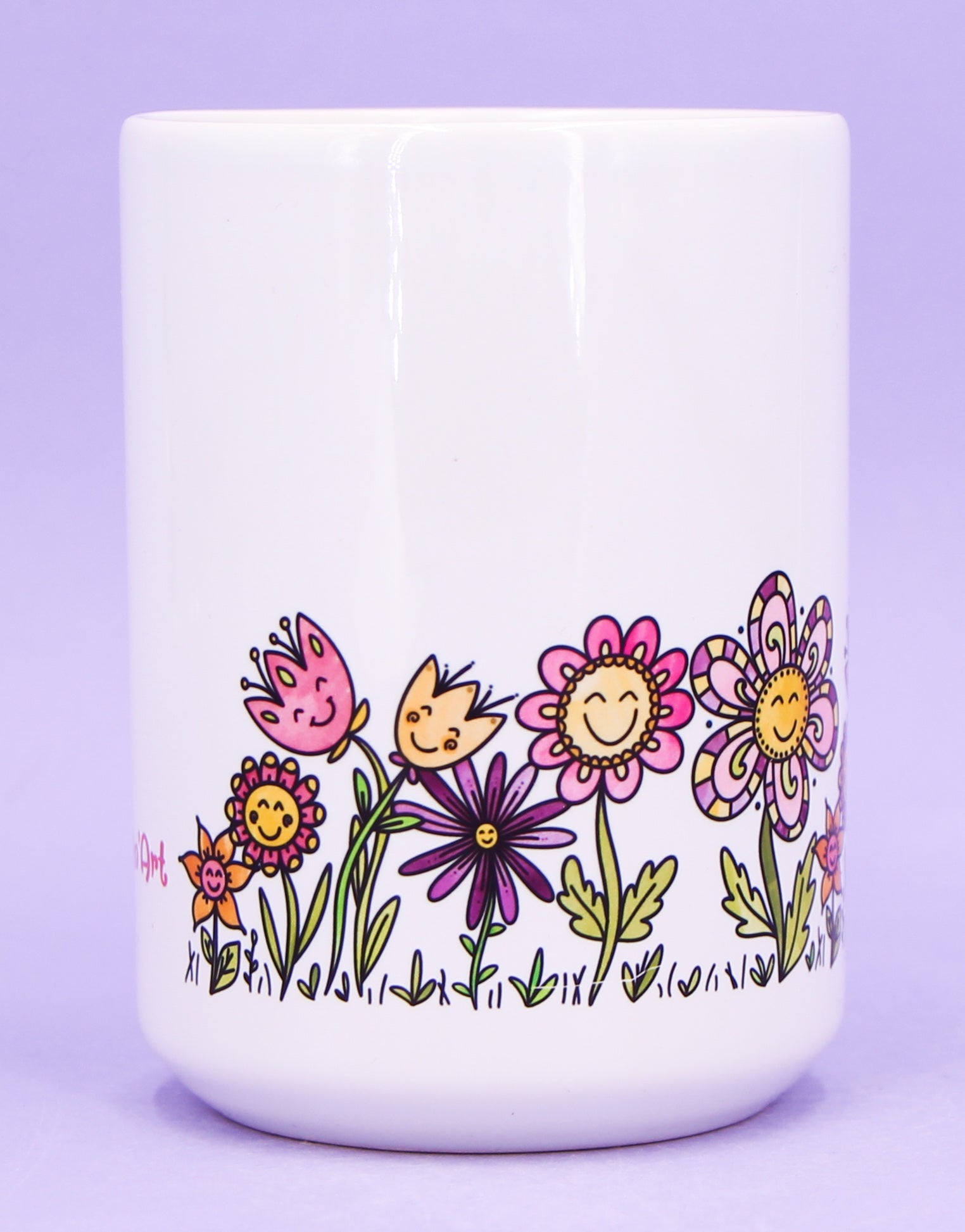 Jumbo-Teetasse "Blumenwiese"-RollinArt