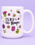 Jumbo-Teetasse "Enjoy the little things"-RollinArt