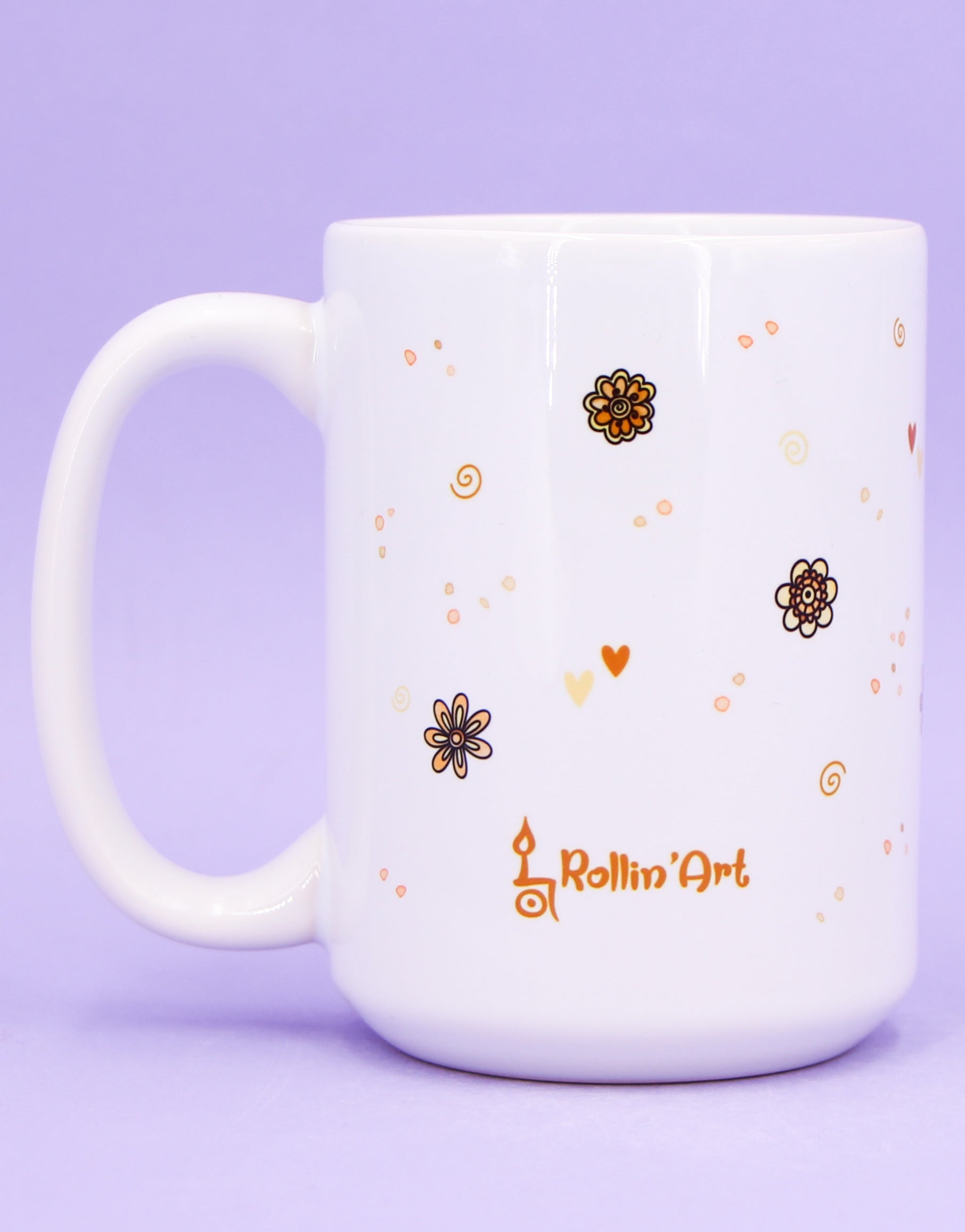 Jumbo-Teetasse "Gute Laune"-RollinArt