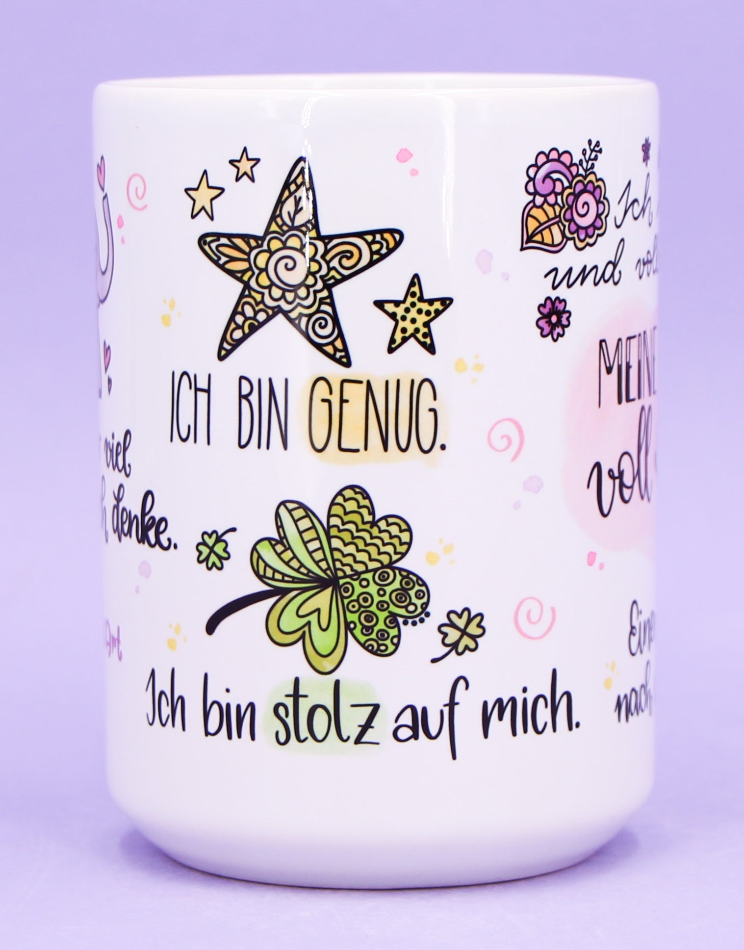 Jumbo-Teetasse "Tasse voll Glück"-RollinArt