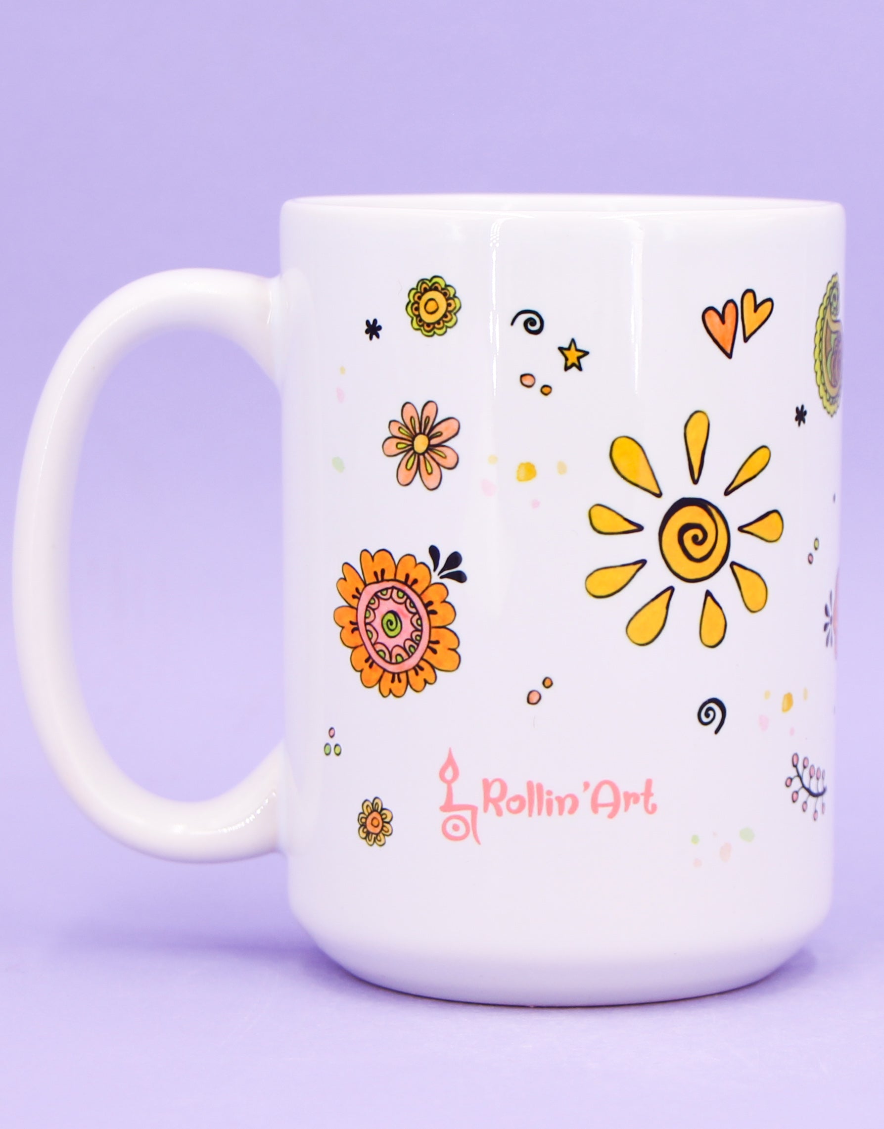 Jumbo-Teetasse "Zeit"-RollinArt