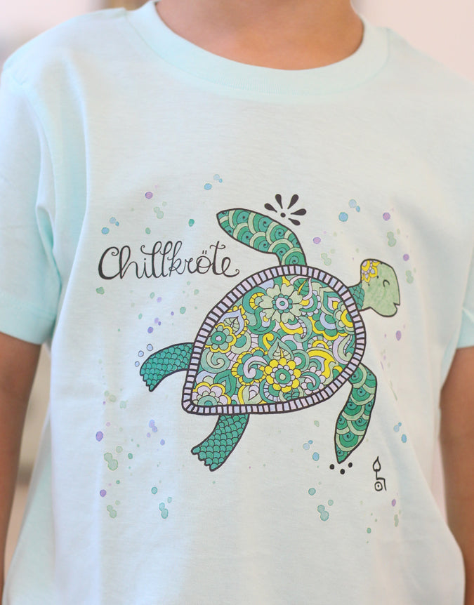 Kinder T-Shirt "Chillkröte"-RollinArt