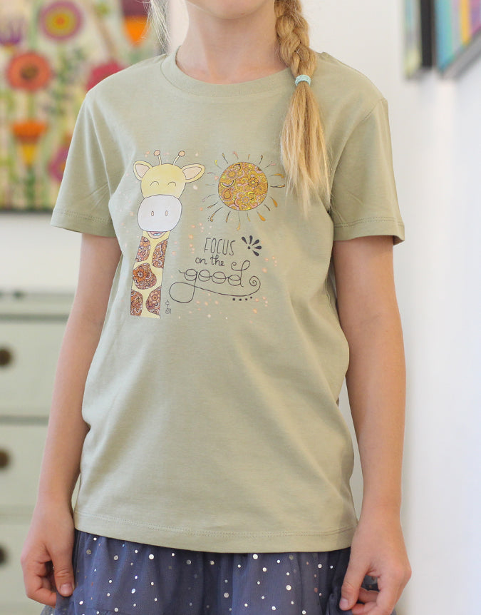 Kinder T-Shirt "Giraffe"-RollinArt