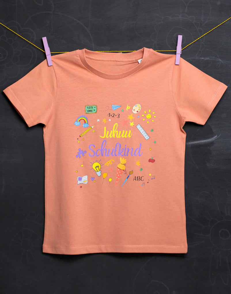 Kinder T-Shirt "Schulkind" Rose-RollinArt