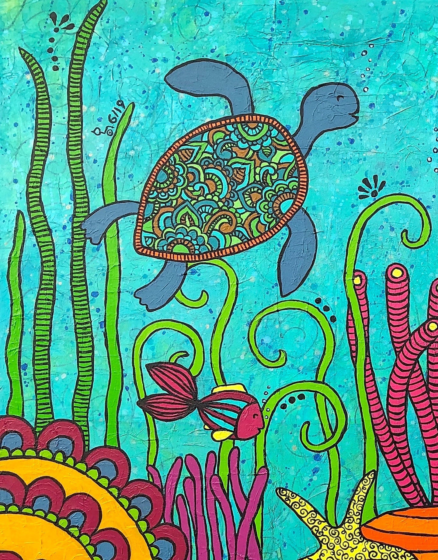 Originalbild "Oceanlife"-RollinArt