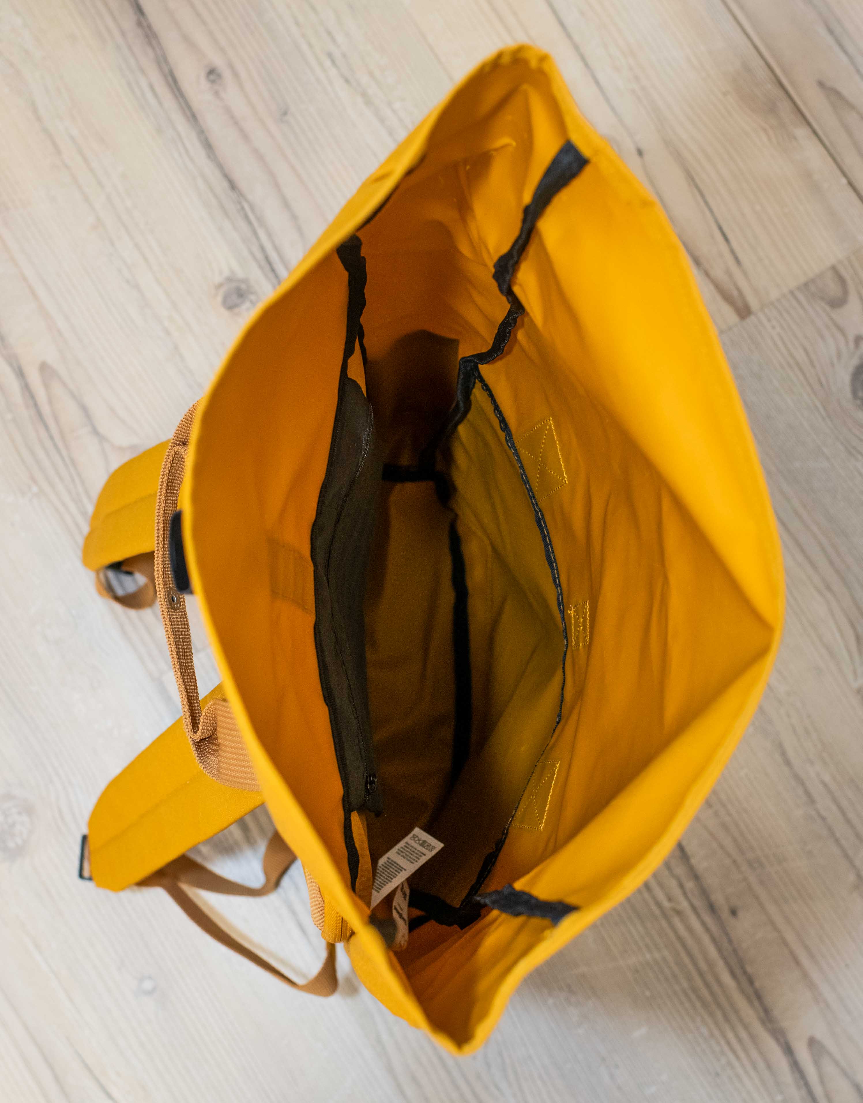 Rucksack groß Mustard “Enjoy the little things”-RollinArt