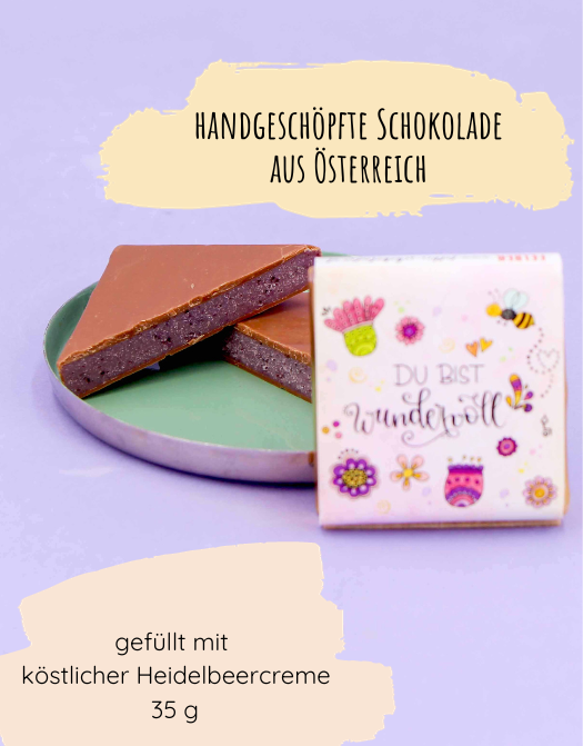 Schokolade "Du bist wundervoll"-RollinArt